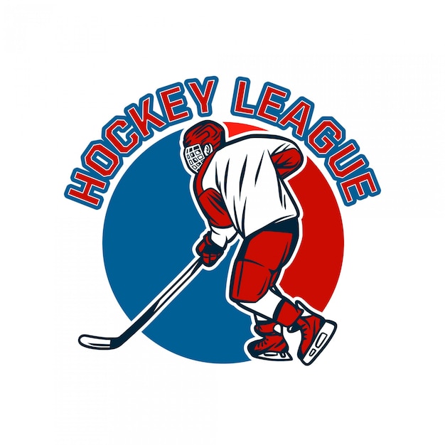 Hockey league logo abzeichen vorlage