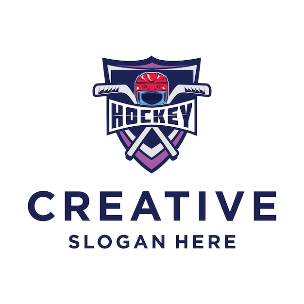 Vektor hockey-liga-emblem