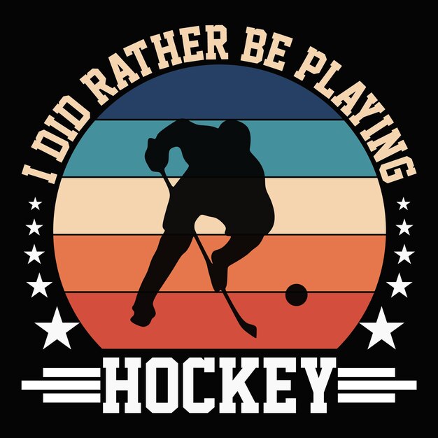 Hockey-T-Shirt-Design-Vektor