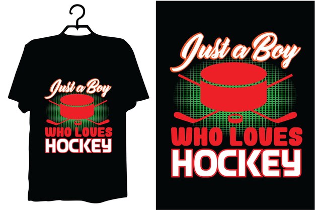 Vektor hockey-t-shirt-design