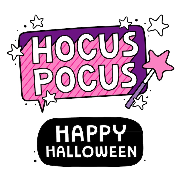 Vektor hocus pocus