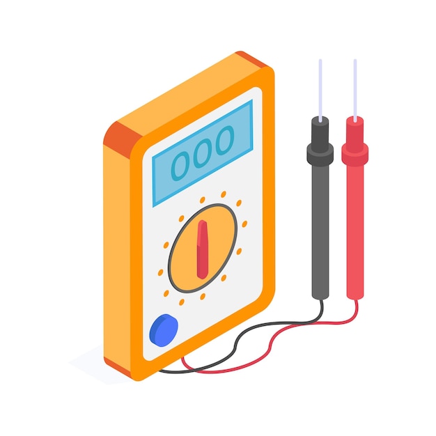 Holen Sie sich dieses erstaunliche Ikonen des Voltmeters im modernen Stil