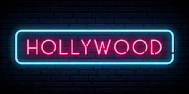 Hollywood-leuchtreklame.