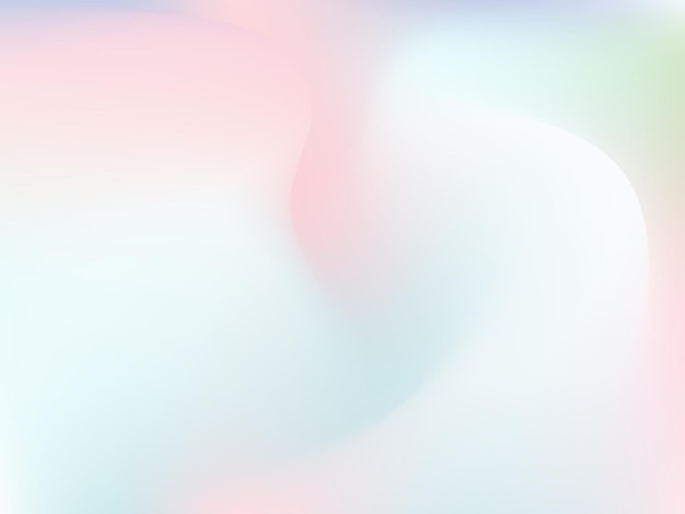 Holografischer flüssiger farbverlauf-hintergrund, abstrakte pastell-tapete