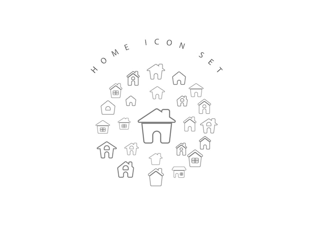 Home-icon-set-design