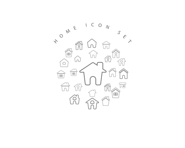 Home-icon-set-design