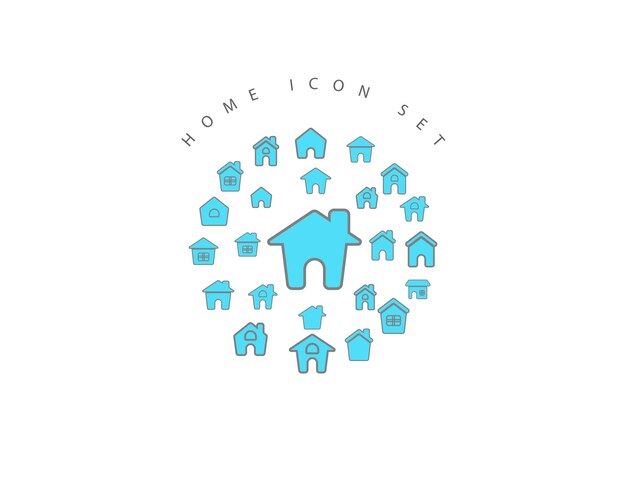 Home-icon-set-design