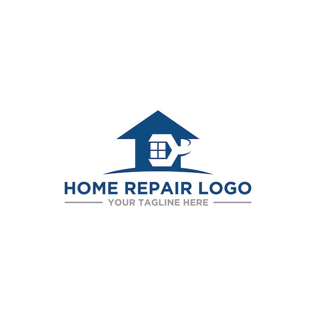 Home-reparatur-logo-zeichen-design