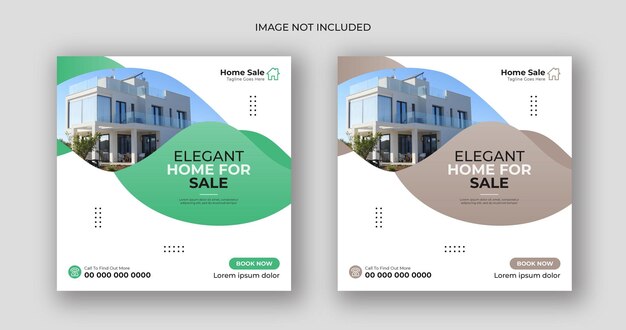 Home-sale-business-social-media-post-quadrat-flyer-banner-vorlagendesign