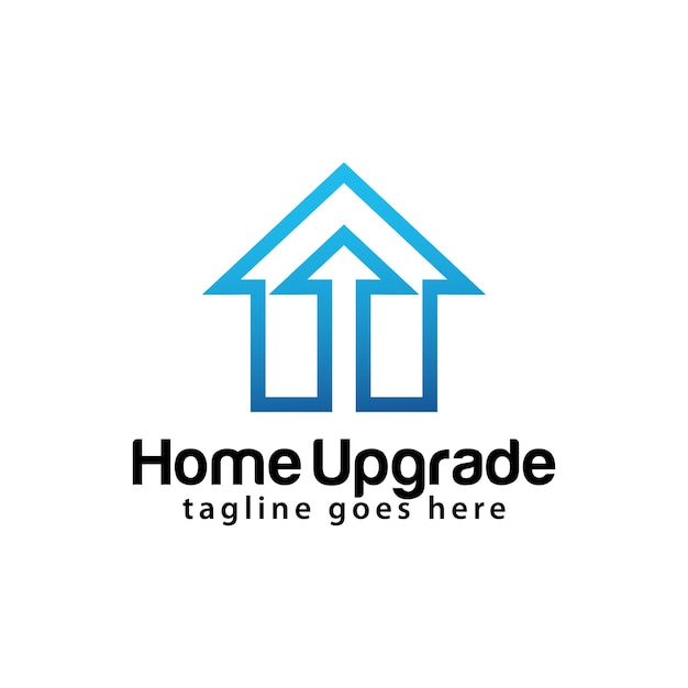 Home-upgrade-logo-design-vorlage