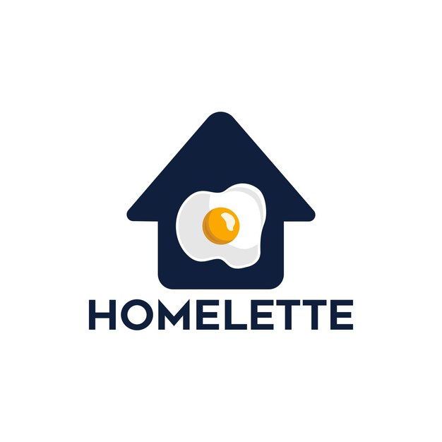 Vektor homelette-logo-designvektor