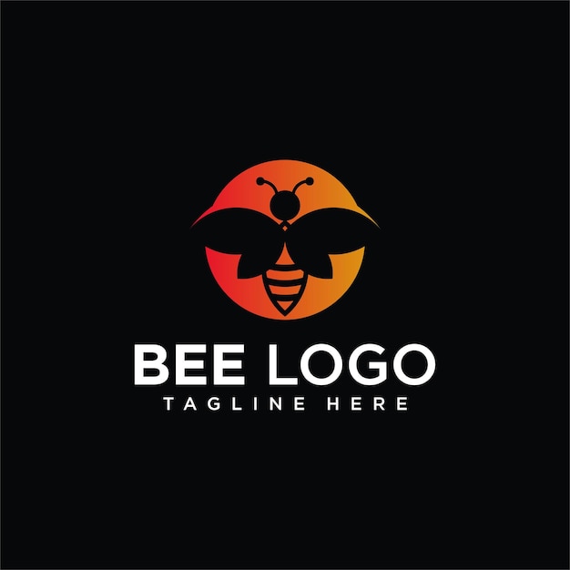 Honey bee logo design