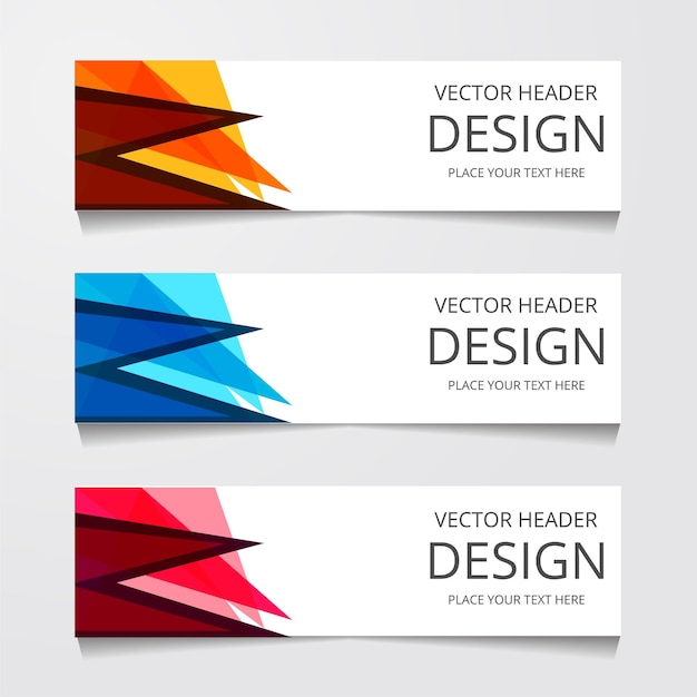 Horizontale Banner-Hintergrund-Vektor-Illustration