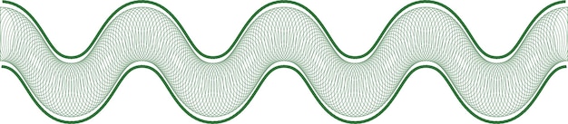 Horizontale guilloche-grenzen, zertifikat, diplom, guilloche-elemente, schutzdokumente