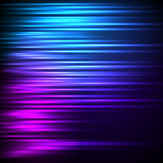 Horizontale Linien glühender Effekt streift Hintergrund