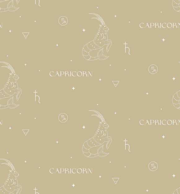 Horoskopkunst Illustration nahtloses Muster