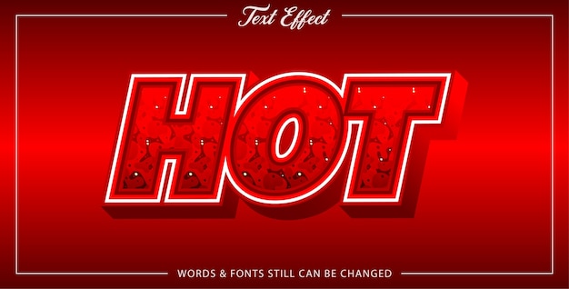 Hot-text-effekt