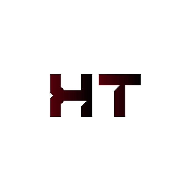 HTML-Logo-Ikonen-Design mit Buchstaben