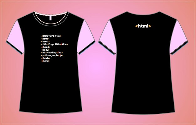 HTML-T-Shirt-Design oder grundlegendes Codierungst-T-shirt-Design oder Programmierer-Coder-T-shirtsign