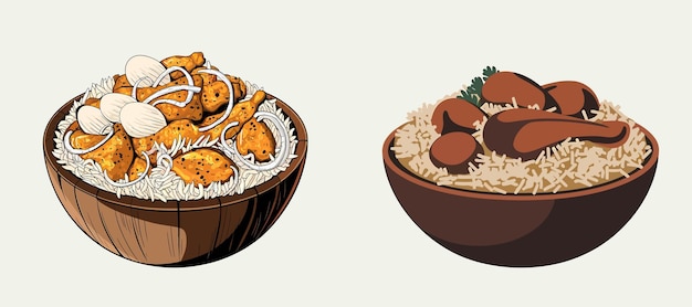 Hühner Machboos Biryani