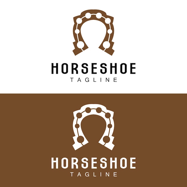 Hufeisen-logo-cowboy-pferd-vektor-symbol-design-symbol-vorlage