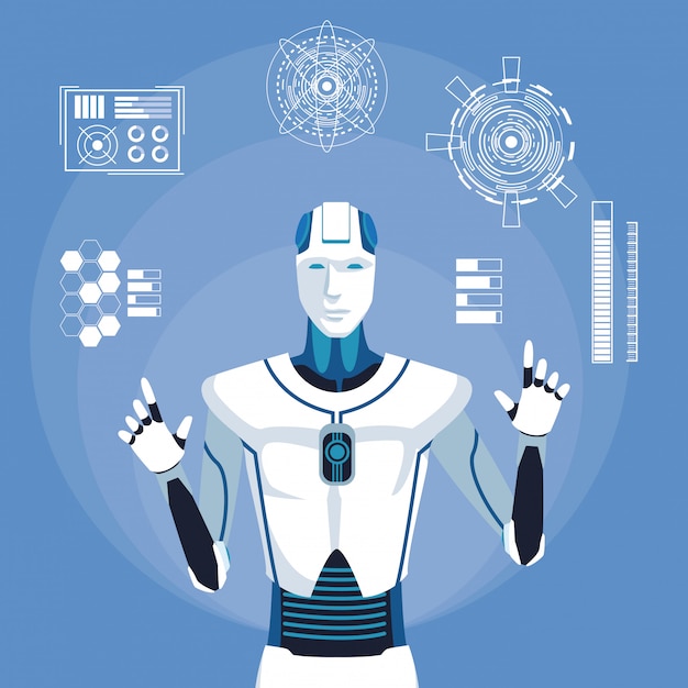 Humanoider Roboter-Avatar