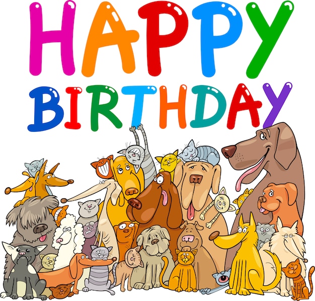 Hunde alles gute zum geburtstag