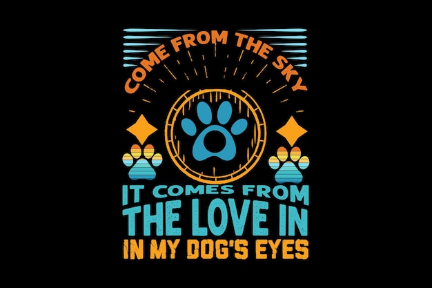 Hunde-t-shirt-design und hundevektor