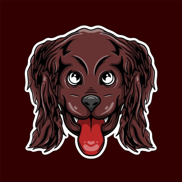 Hundegesicht Vektorgrafiken