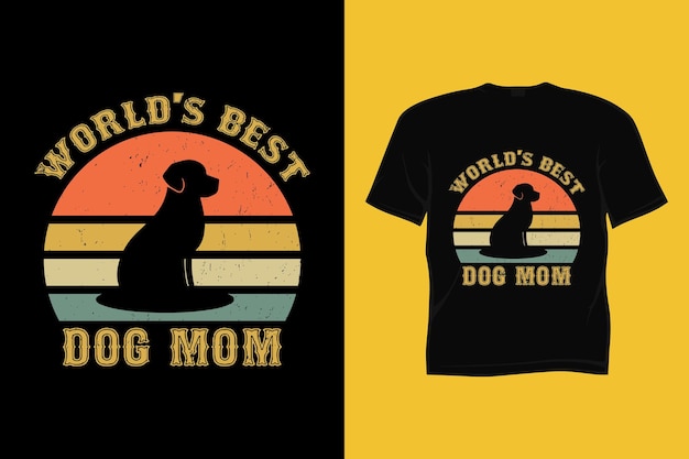 Hundeliebhaber retro-vintage-t-shirt-design
