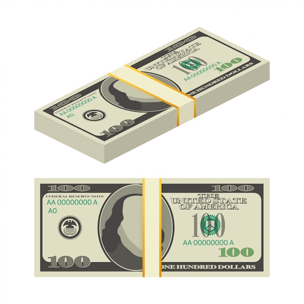 Hundert Dollar Schein