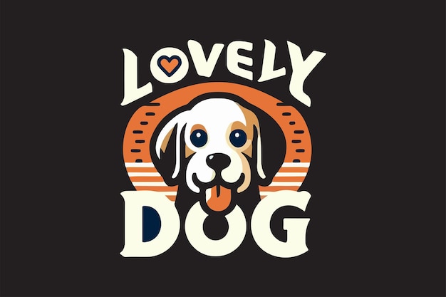 Hundetypographie t-shirt-design vektordatei svg-design