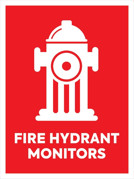 Hydrant-monitor-zeichen