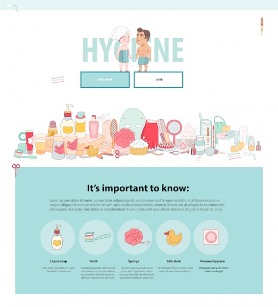 Hygiene-webvorlage