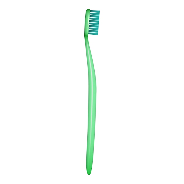 Hygiene-Zahnbürsten-Symbol Realistische Darstellung des Hygiene-Zahnbürsten-Vektorsymbols für das Web