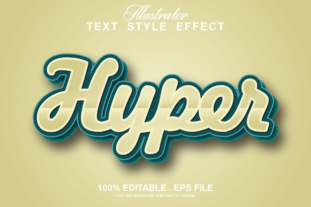 Hypertext-effekt editierbar