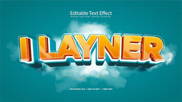 I-Layer-Text-Effekt