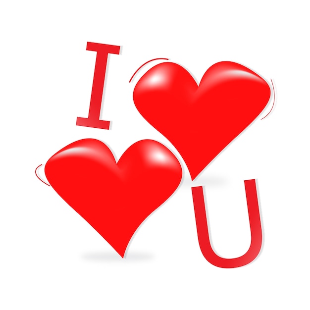 Ich liebe dich Design