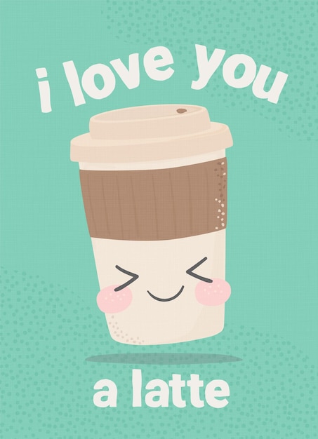 Ich liebe dich latte