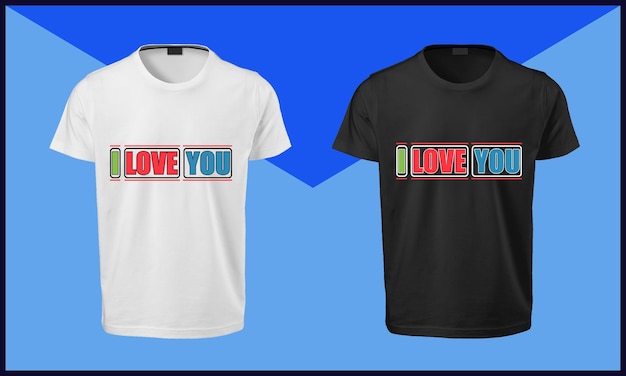 Ich liebe dich typografie-t-shirt-design