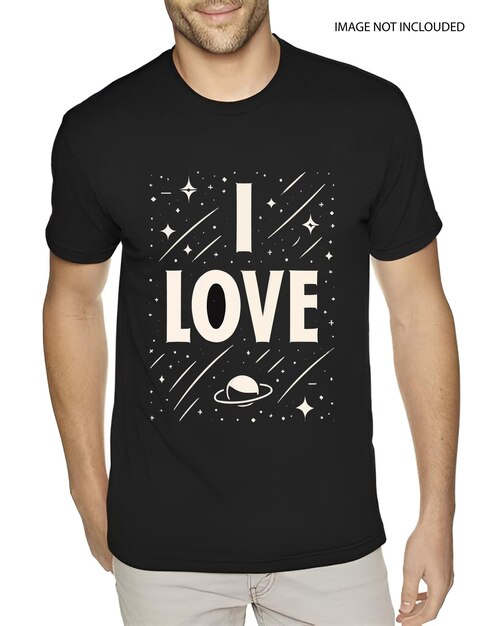 Vektor ich liebe dich valentinstag typografie t-shirt design