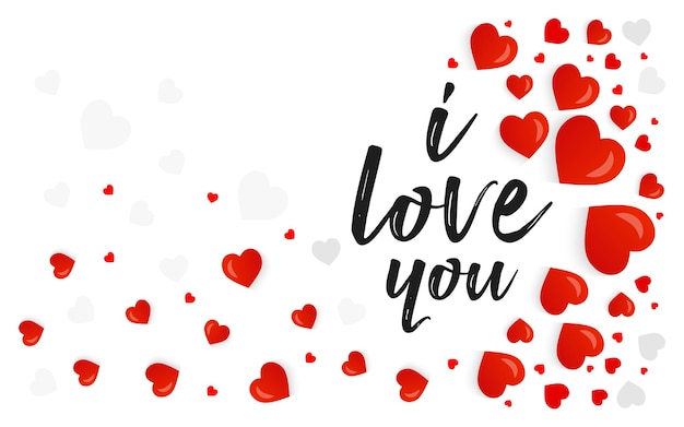 Ich liebe dich Valentinstagskarte