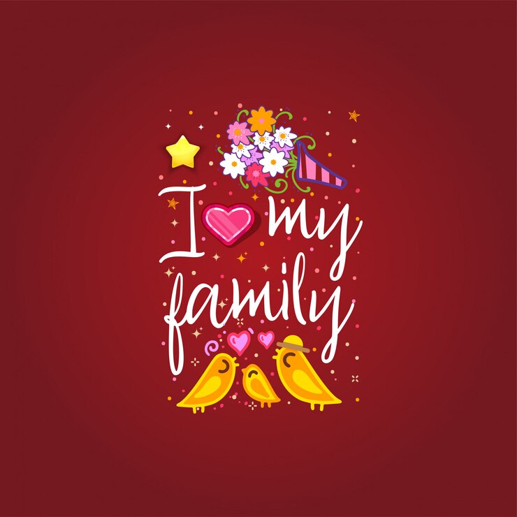 Ich liebe meine Familie