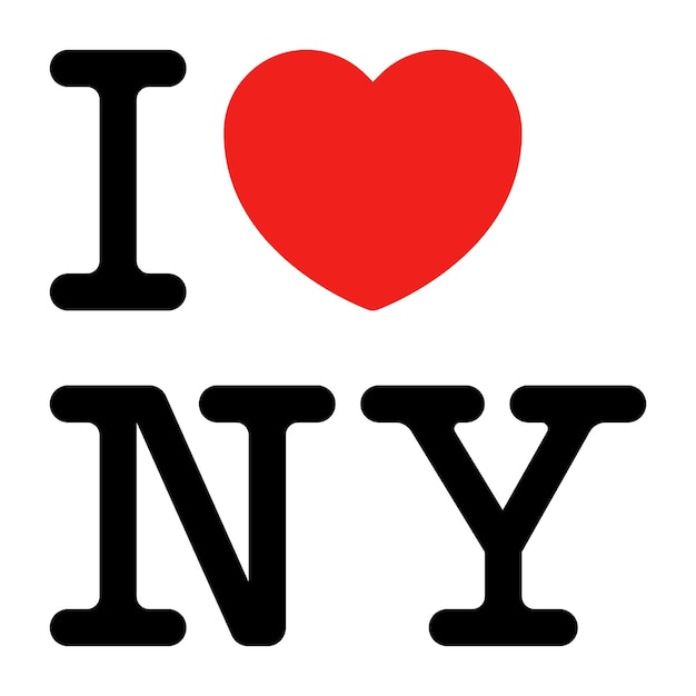 Vektor ich liebe ny banner new york city tribute dekoration