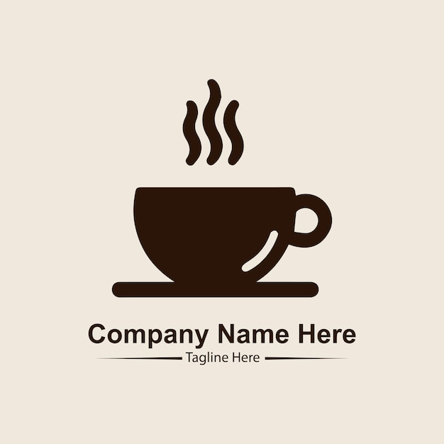 Ich mache das Logo des Cafés hier.