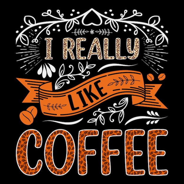 Vektor ich mag kaffee sublimation design kaffee svg vektorgrafik t-shirt