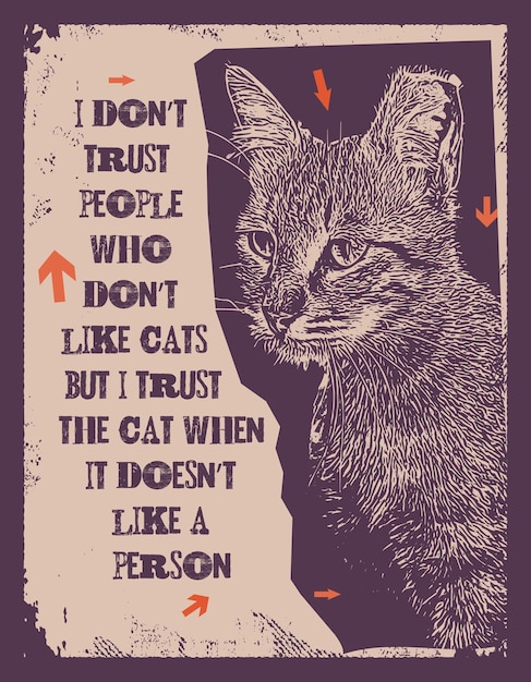Ich traue menschen nicht, die keine katzen mögen
