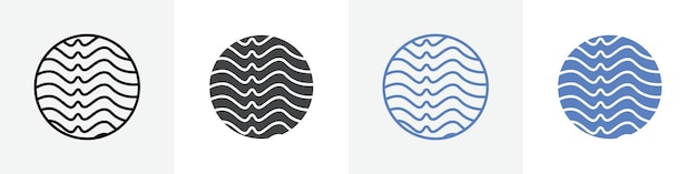 Icon-Abstrakt-Vektor-Satz Verwendung für das Web