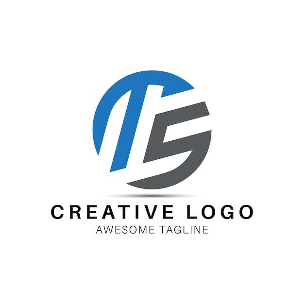 Icon für das Logo mit der runden Buchstabenform TS