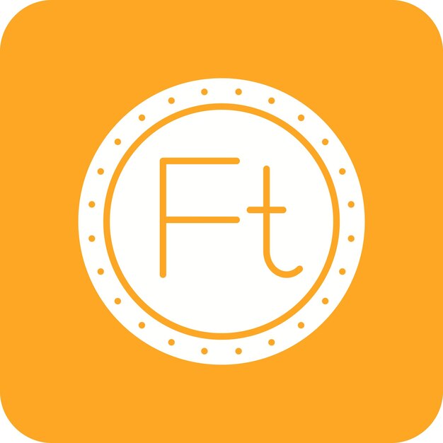 Vektor icon für forint